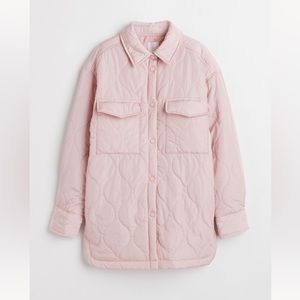 Relax fit shirt jacket in size XS